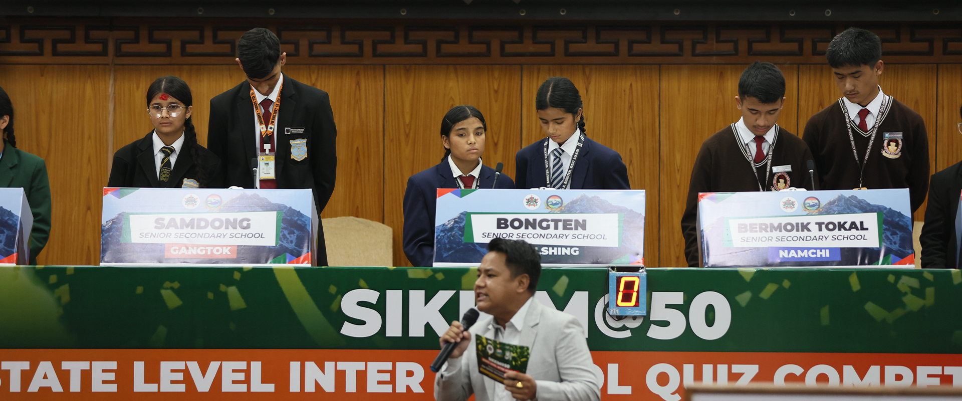 sikkim@50, sikkim@50 quiz competition, sikkim 50 years statehood celebration